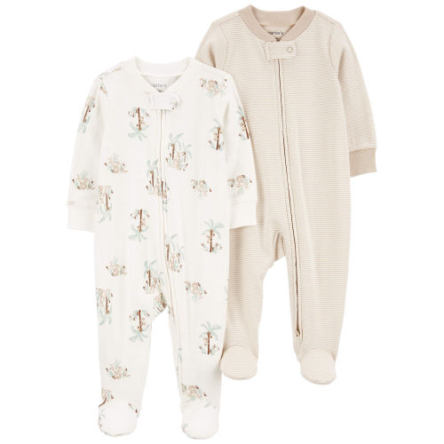 Baby 2-Pack 2-Way Zip Sleep & Plays - Carter's | Carter's