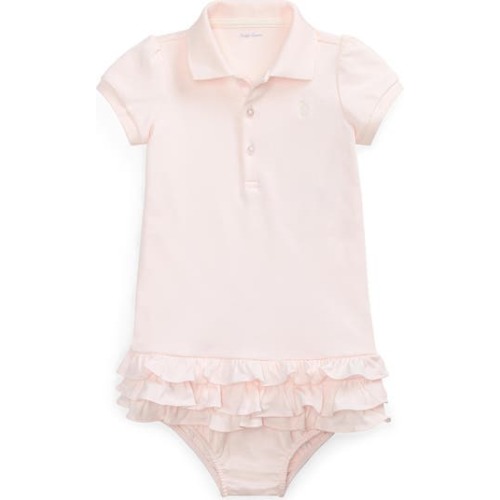 Cupcake Ruffle Polo Dress & Bloomers, 3M