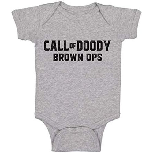 Call Of Doody Brown Ops - Funny Baby Essentials Bodysuit - Baby Outfit Funny Newborn Clothes