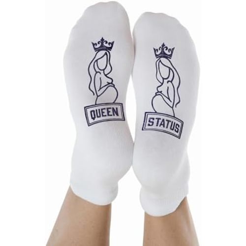 Kindred Bravely Labor and Delivery Inspirational Fun Non Skid Socks for Maternity and Pregnancy
