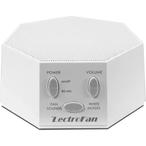 LectroFan High Fidelity White Noise Machine with 20 Unique Non-Looping Fan and White Noise Sounds and Sleep Timer