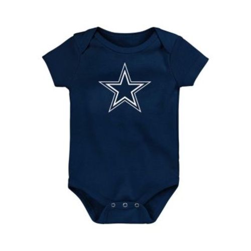 Baby Boys and Girls Navy Dallas Cowboys Team Logo Bodysuit