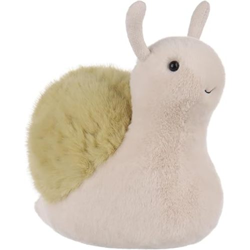 Apricot Lamb Free Snail Doll Plush Stuffed Animals for Kids, Soft Cute Plushies Toys for Baby Girl and Boy, Fluffy Free Snail Green 6 Inches