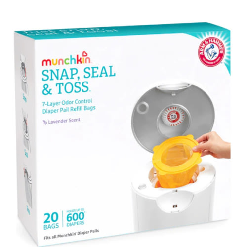 Diaper Pail Bag Refills, 20pk