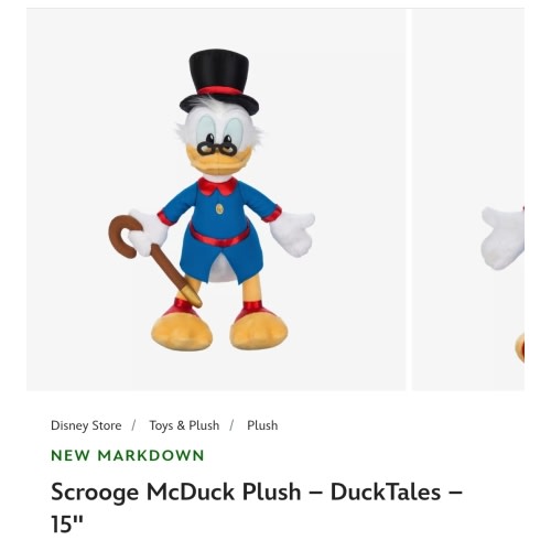 Scrooge McDuck Plush – DuckTales – 15'' | Disney Store