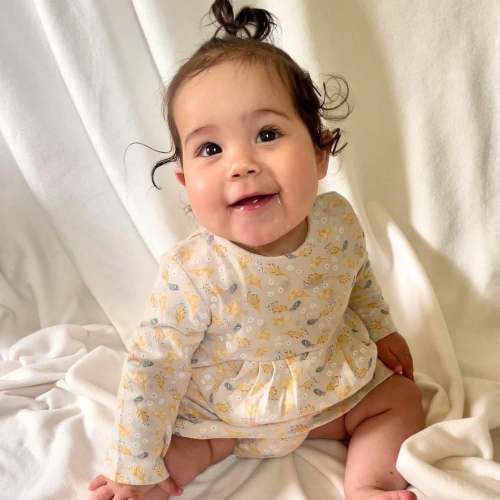 logan organic cotton magnetic little baby dress + diaper cover set – Magnetic Me