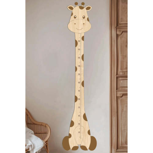 Personalized Wooden Giraffe Growth Chart Height Ruler