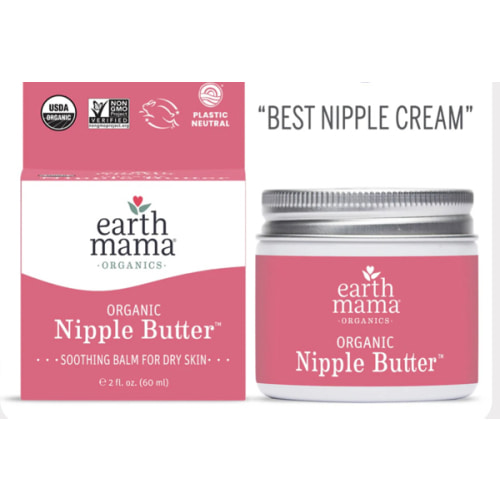 Organic Nipple Butter Breastfeeding Cream | Earth Mama