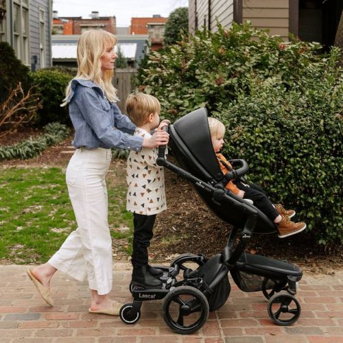Toddler Stroller Stand - Lascal Buggy Board Maxi Stroller Accessory - Black