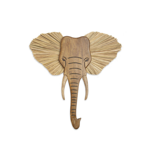 Kendi Elephant Safari Wooden Wall Decor