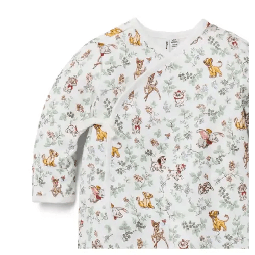 Disney Toile Footed Baby One-Piece