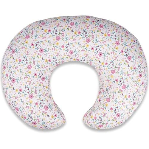 Baby Nursing Pillow for Breastfeeding, Adjustable Breast Feeding Pillow for Bottle Feeding, Breastfeeding Essentials for Mom and Baby Healthier Nursing, Removable Cover- Blooming Daisy