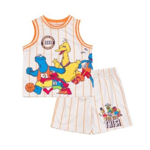 Baby Boys Mesh Jersey Athletic Tank Top and Basketball Shorts Outfit Set