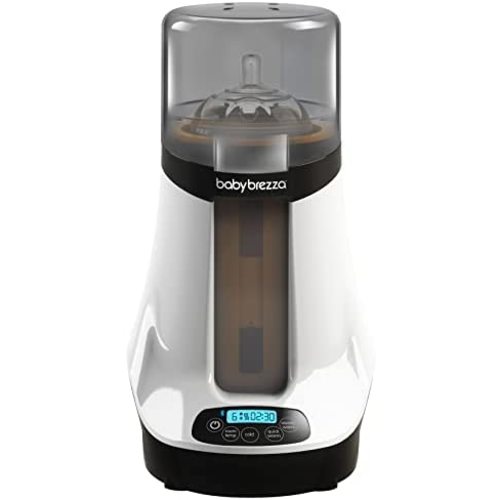 Baby Brezza Safe & Smart Electric Baby Bottle Warmer, Breastmilk Warmer + Baby Food Warmer + Defroster - Universal Warmer Fits All Feeding Bottles: Glass + Plastic – Wireless Bluetooth Control