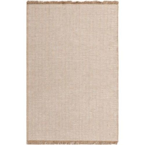Unique Loom Cottage Farm Collection Area Rug - Brookline (4' 1" X 6' 1" Rectangle Ivory/navy Blue)