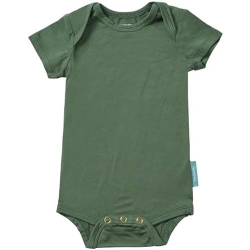 Supersoft Short Sleeve Baby Bodysuits, Premium Bamboo Rayon Bodysuit Unisex Boy Girl