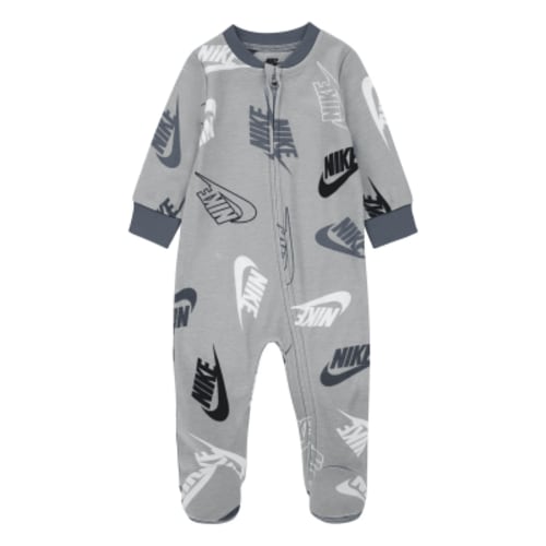 Baby Nike Logo Zip Footed Sleep & Play 3 Months
