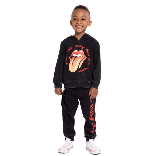 Rolling Stones Toddler Boys Graphic Hoodie and Jogger Pants Set, 2-Piece, Sizes 12M-5T