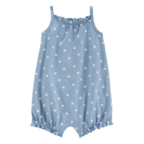 Baby Shell Cotton Romper - Blue - Carter's | Carter's