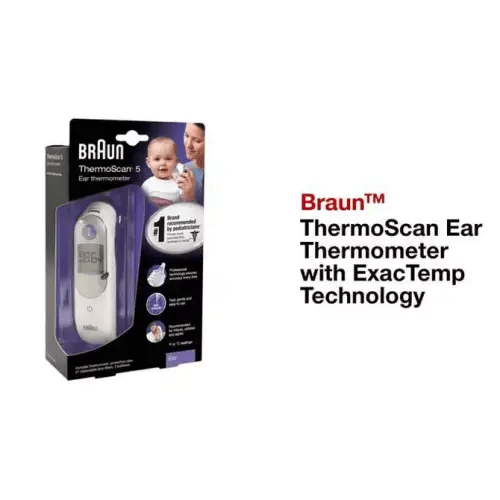 Braun Thermoscan Ear Thermometer with ExacTemp Technology