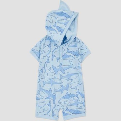 Carter's Just One You®️ Baby Boys' Shark Romper - Blue 9m