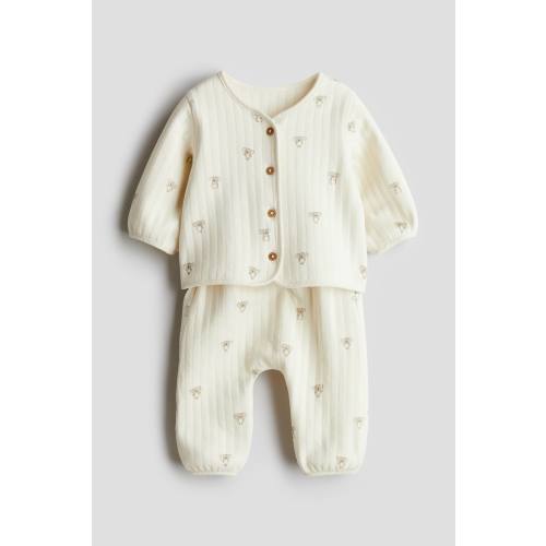2-PIECE QUILTED JERSEY SET