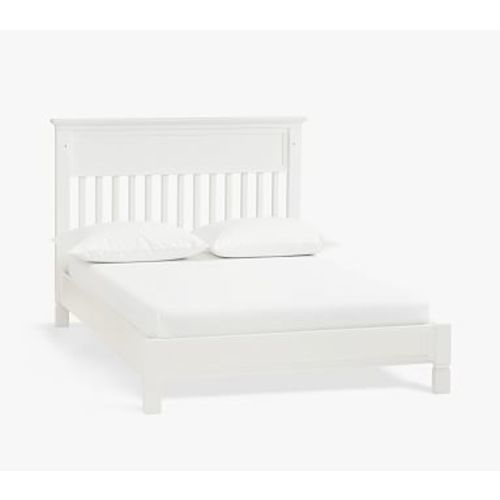 Larkin Low Footboard Full Bed Conversion Kit, Simply White, UPS