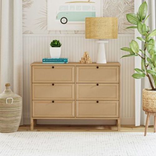 daVinci Margot 6-Drawer Dresser - Honey