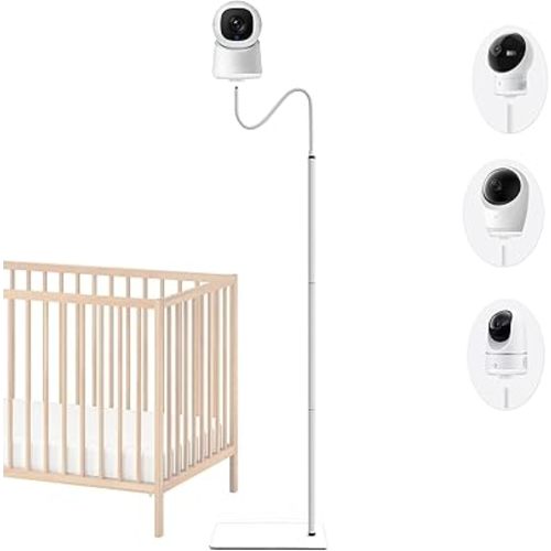 Baby Monitor Floor Stand Holder Mount Compactible for eufy E21,E30,Spaceview E110, Spaceview pro E210