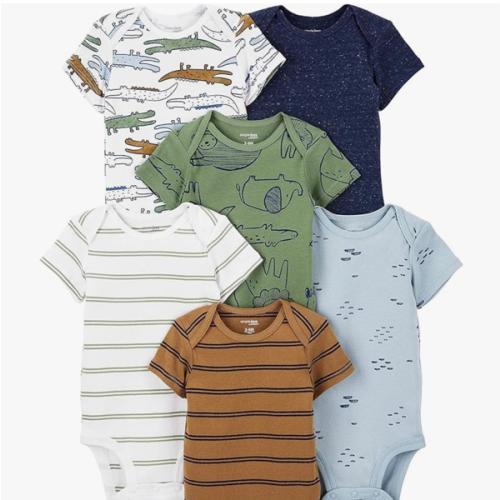 6-Pack Short-Sleeve Onesies