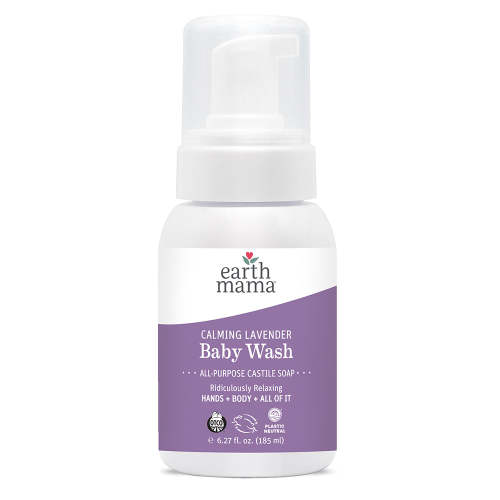 Calming Lavender Organic Castile Baby Wash | Earth Mama