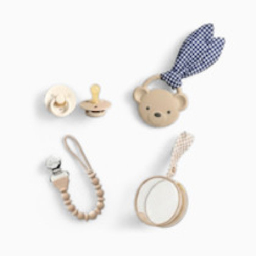 Itzy Ritzy Teether and Pacifier Gift Set - Bear, 0m -3m+