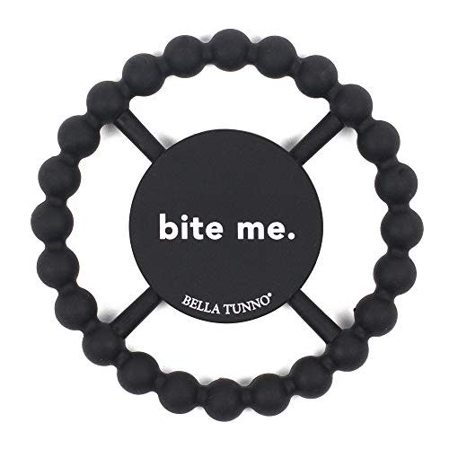 Baby Teether by Bella Tunno, Silicone Teethers for Babies 3-6 months, 6-12 months, Baby Toys, Pacifier, Teething Relief, Boys, Girls, Bite Mec