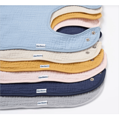 8-Pack Baby Neutral Warm Shades Muslin Drooling Bibs – Gerber Childrenswear