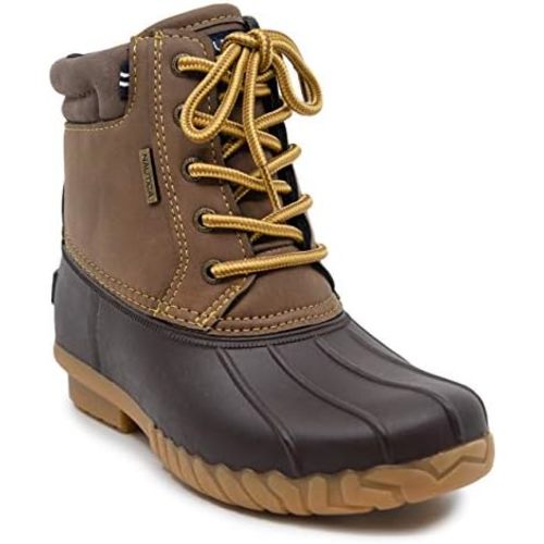 Nautica Kids Boys & Girls Duck Boots Kids Waterproof Rain Snow Boots Insulated Winter Boots (Toddler/Little/Big Kid)