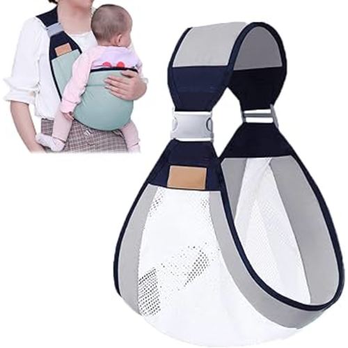 Divinraft Baby Sling, Divine Raft Baby Sling, Divineraft Baby Sling Carrier Newborn to Toddler, Sling Carrier for Toddlers, Divinraft Baby Sling Carrier (Breathable Style,Gray)