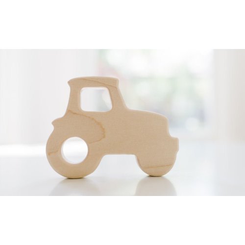 Tractor Wooden Grasping Toy by Bannor Toys