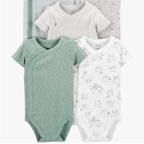 Simple Joys by Carter's unisex-baby 5-pack Side Snap Short-sleeve Bodysuit