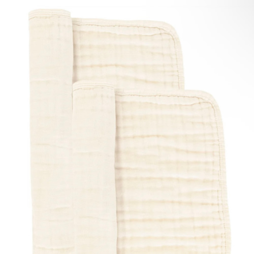 Cloud Muslin™ Burp Cloth 2 Pack - Cream