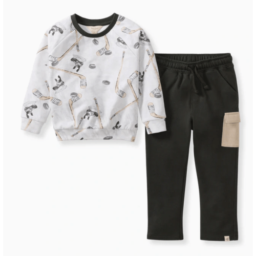 Hockey Season Sweatshirt & Pants Set