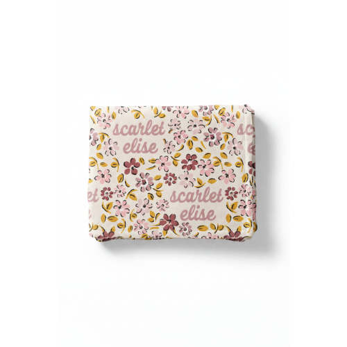 Mauvelous Meadow Personalized Kids Blanket