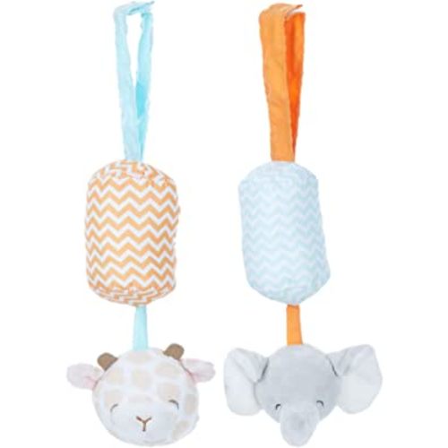 KIDS PREFERRED Carter's Giraffe and Elephant Chime Set for Babies