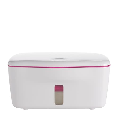 OXO Tot Perfect Pull Wipes Dispenser, ‎Plastic, Silicone, Pink