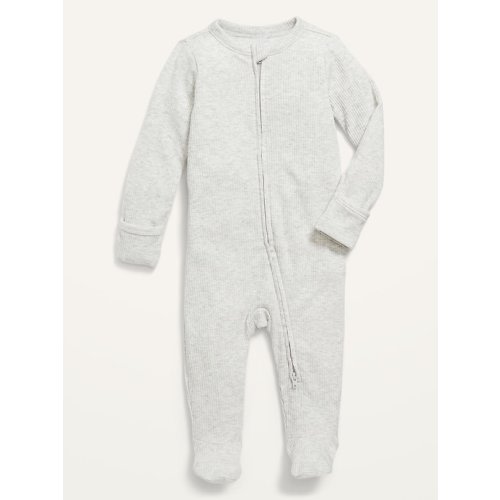 Unisex Sleep & Play Rib-Knit Footed One-Piece for Baby
