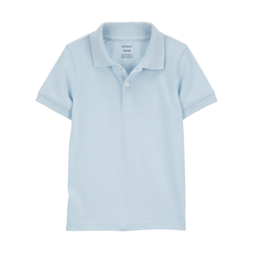 Baby Ribbed Collar Polo Shirt - Carter's | Carter's