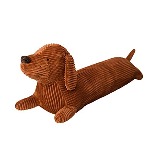 KOWAKA Dachshund Dog Plush Hug Pillow Soft Durable Stuffed Throw Cushion Dachshund Animals Hug Pillow for Sofa Chair Home Decoration Gifts for Kids (43.3inches)