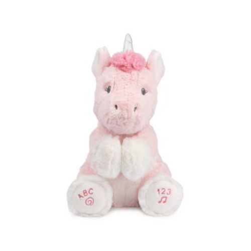 Baby GUND Alora the Unicorn Animated Plush Singing Stuffed Animal Sensory Toy, 11" - Ages 0+