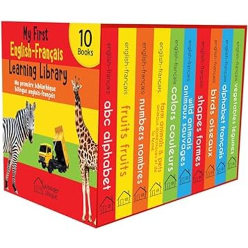 My First English-Français Learning Library (Ma première bibliothèque bilingue anglais-français): Boxset of 10 English (English and French Edition)