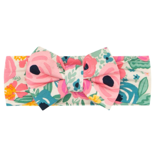 Secret Garden Luxe Bow Headband - Little Sleepies