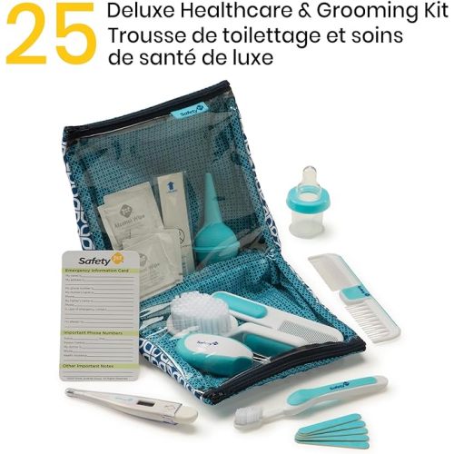 Safety 1st Deluxe 25-Piece Baby Healthcare and Grooming Kit (Arctic Blue) - 25 Pieces